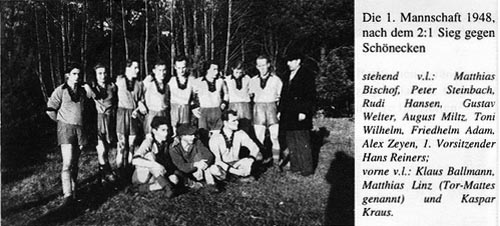 1. Mannschaft 1948